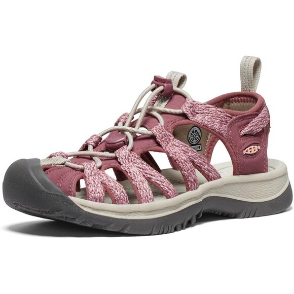 KEEN Women's Whisper Closed Toe Hiking Sandals Rose Brown Peach Pink Size 9 - Picture 1 of 12